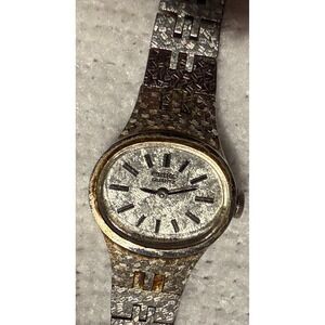 Seiko Quartz Ladies Silver Tone‎ Watch 1400-7389 ( Read Description )